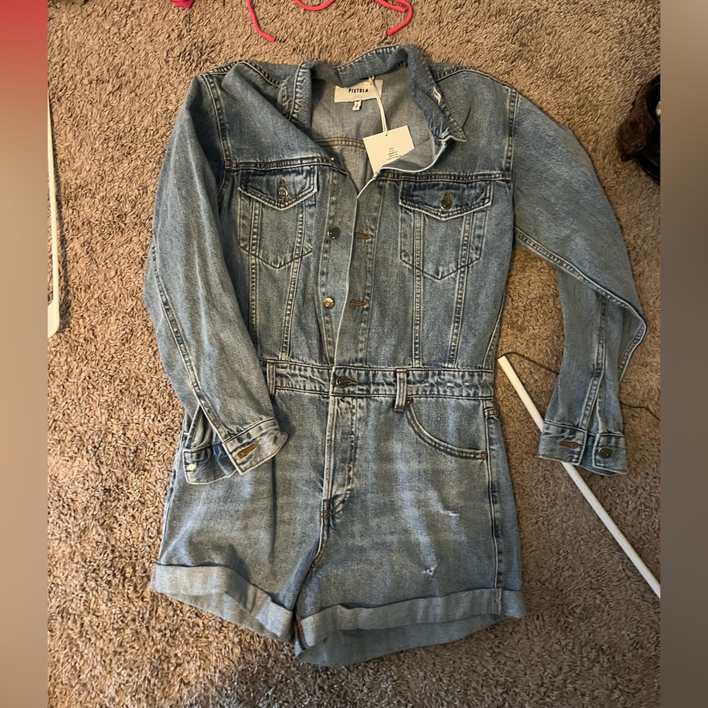 NWT Pistola Denim Romper